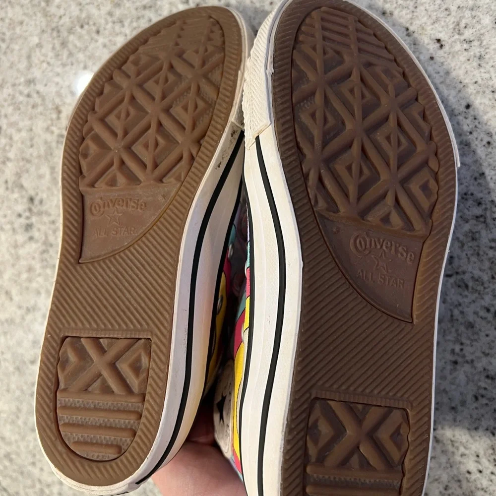 Unicorn Rainbow Converse Size 13